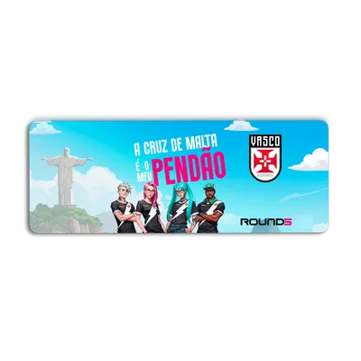 Mouse Pad Gamer Round5 Slide Vasco - Grande 900 X 400 X 4mm