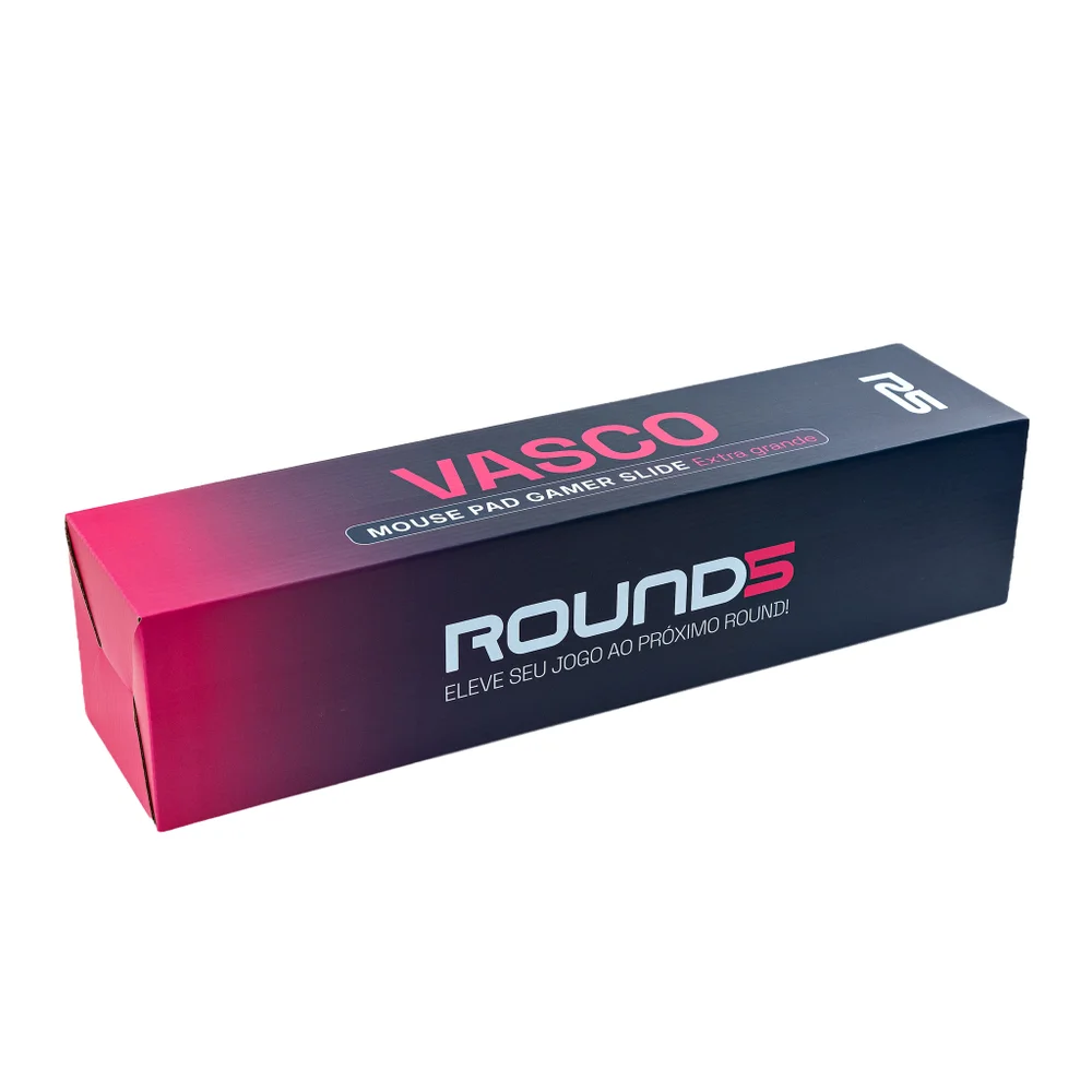 Imagem 2 de 4 do produto Mouse Pad Gamer Round5 Slide Vasco - Grande 900 X 400 X 4mm