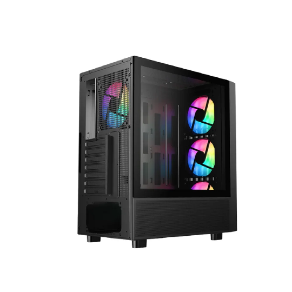 Imagem 3 de 4 do produto Gabinete Gamer Bluecase Zion Pro C/ 4 Fans E Vidro Bg-062