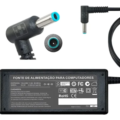 Fonte Carregador Para Hp 246 G6 Notebook 19,5v 3.33a 65w 761