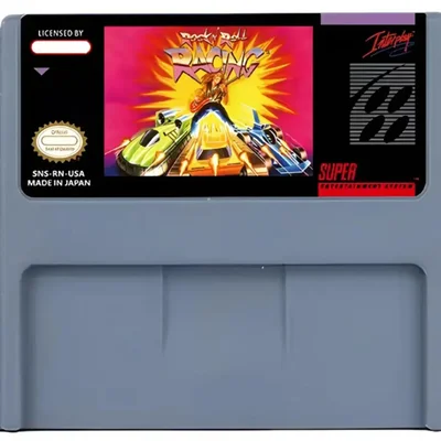 Jogo Retro Video Game Super Nintendo Rock And Roll Racing