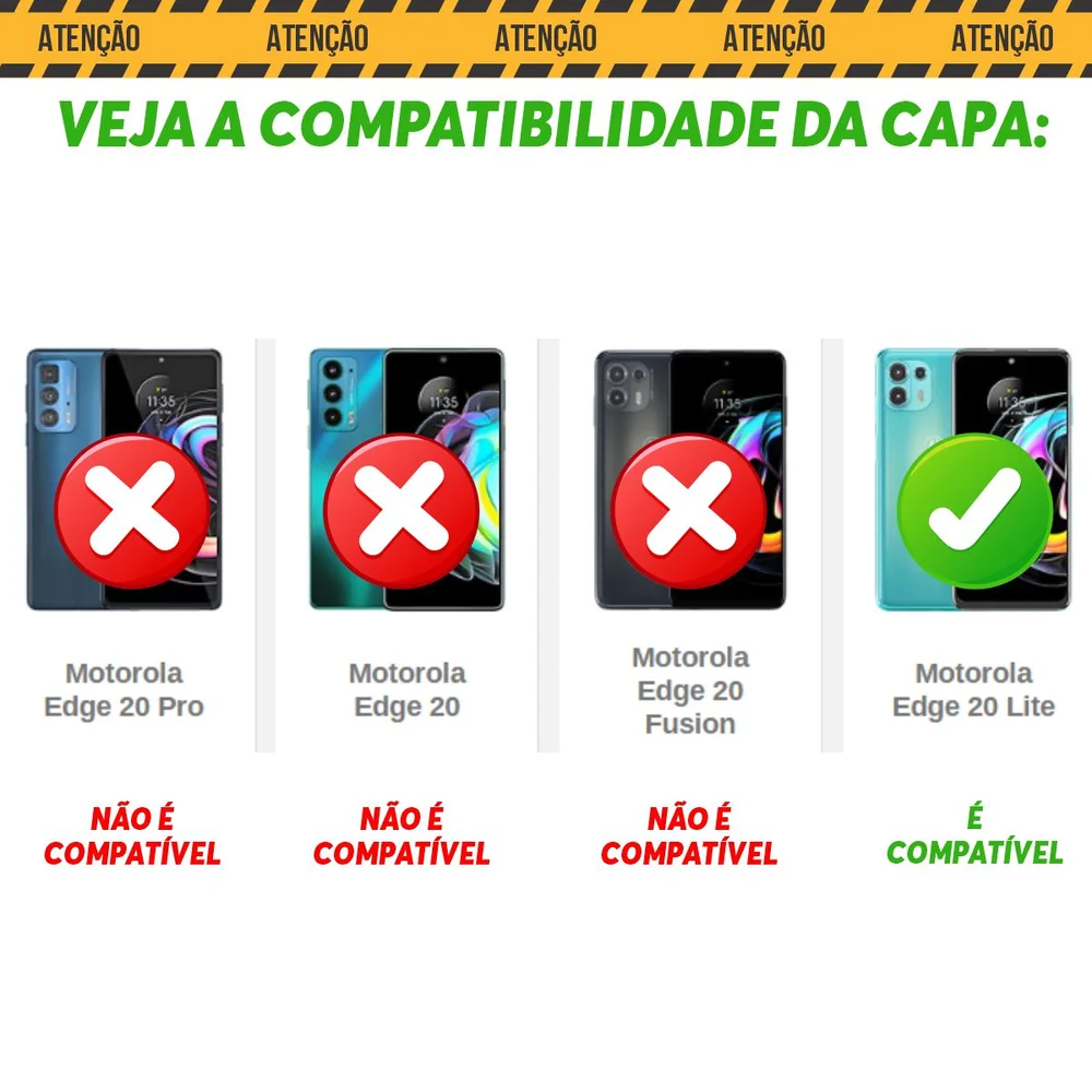 Imagem 5 de 5 do produto Capa Militar P/ Motorola Moto Edge 20 Lite - Capinha Case Protetora Anti Impacto Queda Armadura Resistente