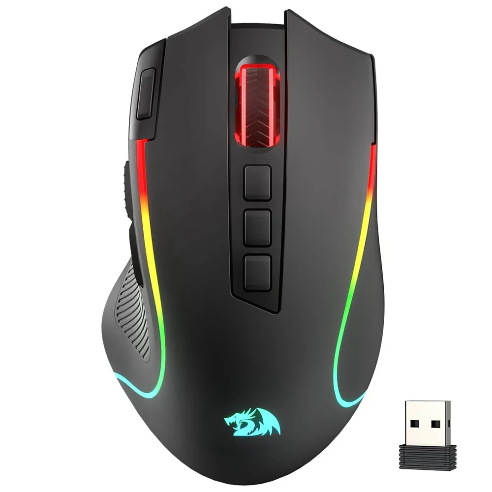Mouse Gamer Redragon Predator Pro M612RGB-pro RGB Wireless / Bluetooth - Preto Mouse Gamer Redragon Predator Pro M612RGB-pro RGB Wireless / Bluetooth - Preto