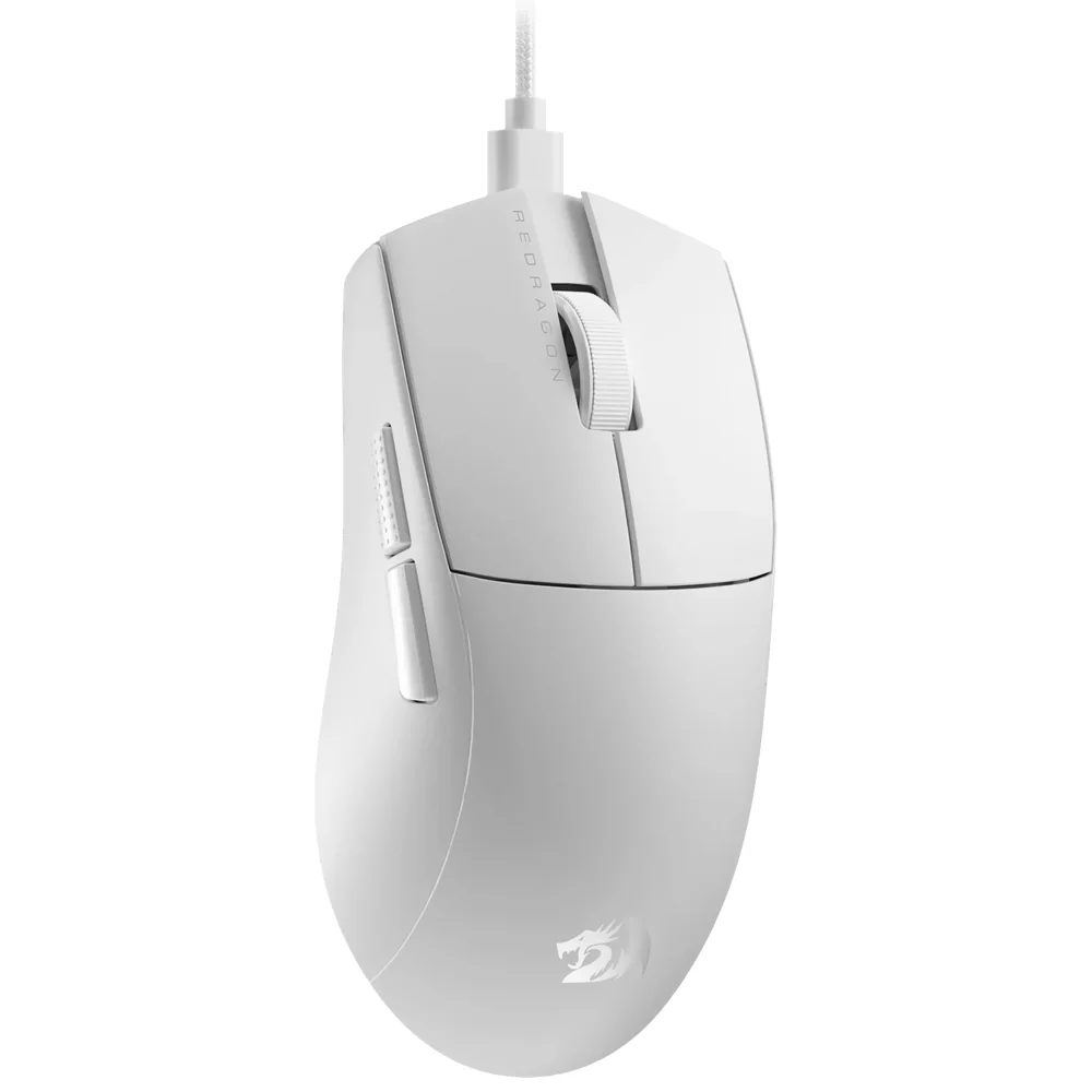 Imagem 2 de 3 do produto Mouse Gamer Redragon M996w K1ng 8k Usb - Branco