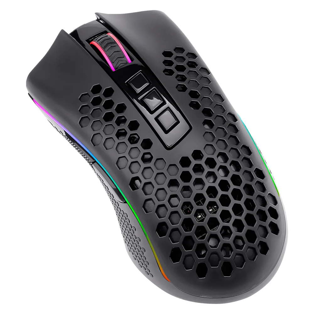 Imagem 2 de 3 do produto Mouse Gamer Redragon M808-ks Storm Pro Wireless / RGB - Preto