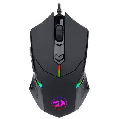 Mouse Gamer Redragon M601 Centrophorus2 Usb / RGB - Preto