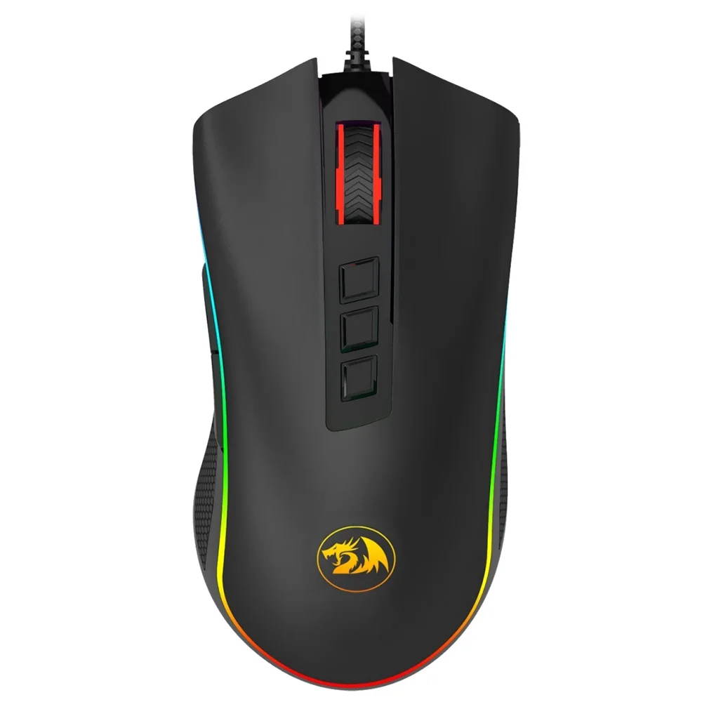 Mouse Gamer Redragon M711RGB Cobra Usb / RGB - Preto Mouse Gamer Redragon M711RGB Cobra Usb / RGB - Preto