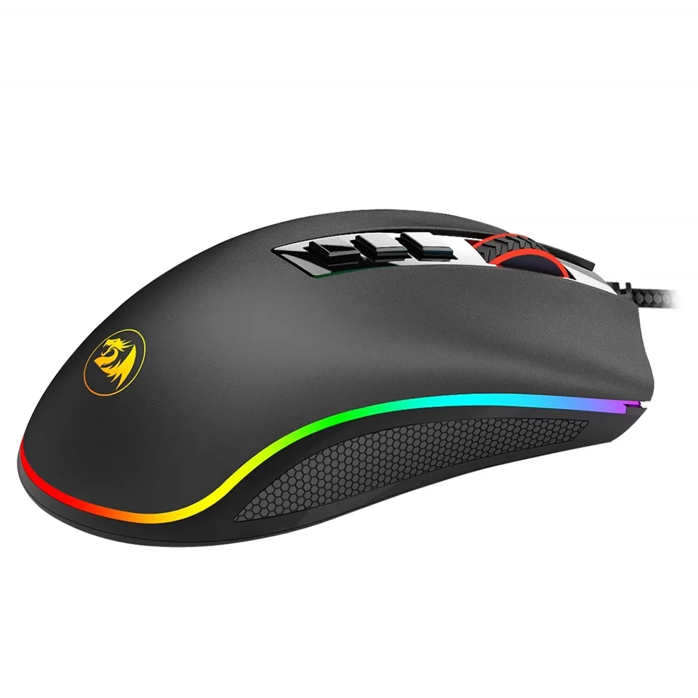 Mouse Gamer Redragon M711RGB Cobra Usb / RGB - Preto Mouse Gamer Redragon M711RGB Cobra Usb / RGB - Preto