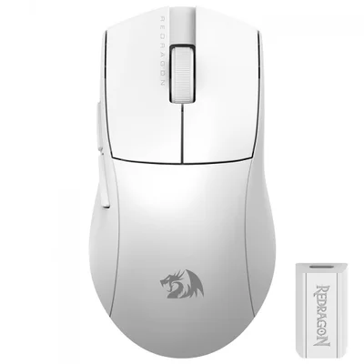 Mouse Gamer Redragon M916w-pro-4k K1ng 4k Pro Wireless - Branco