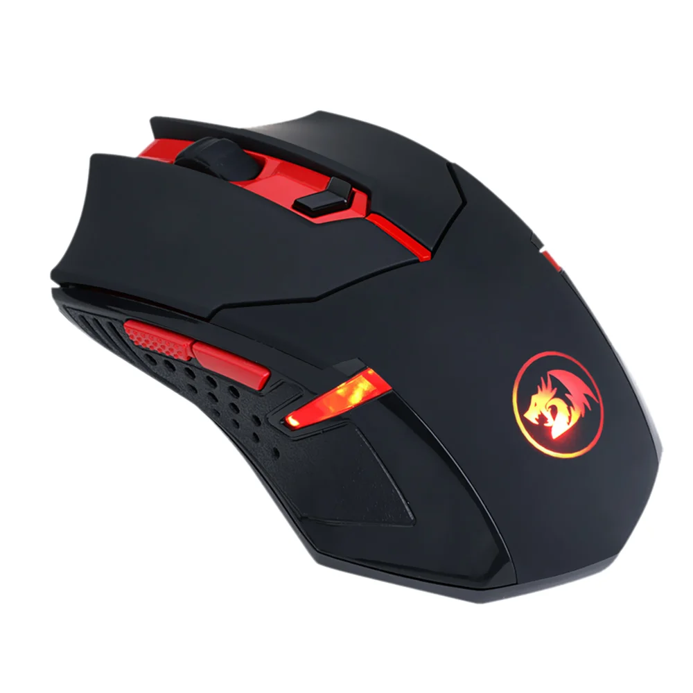 Imagem 3 de 3 do produto Mouse Gamer Redragon M601wl-ba Wireless / LED - Preto + Mousepad