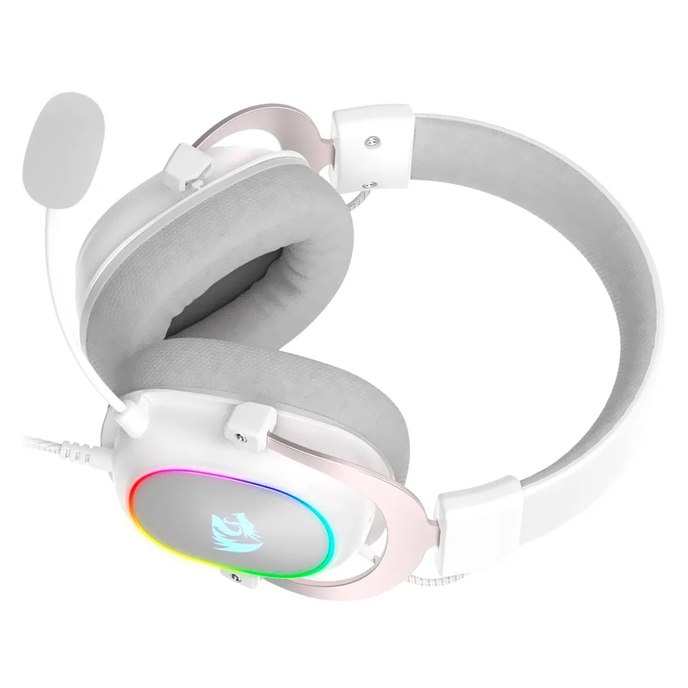 Imagem 3 de 3 do produto Headset Gamer Redragon H510w-RGB Zeus X RGB / Com Fio - Branco