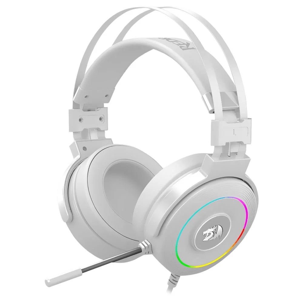 Imagem 4 de 4 do produto Headset Gamer Redragon Lamia 2 H320w-RGB / RGB / Com Fio - Branco