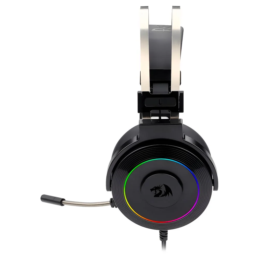 Headset Gamer Redragon Lamia 2 H320RGB-1 / RGB / Com Fio - Preto Headset Gamer Redragon Lamia 2 H320RGB-1 / RGB / Com Fio - Preto