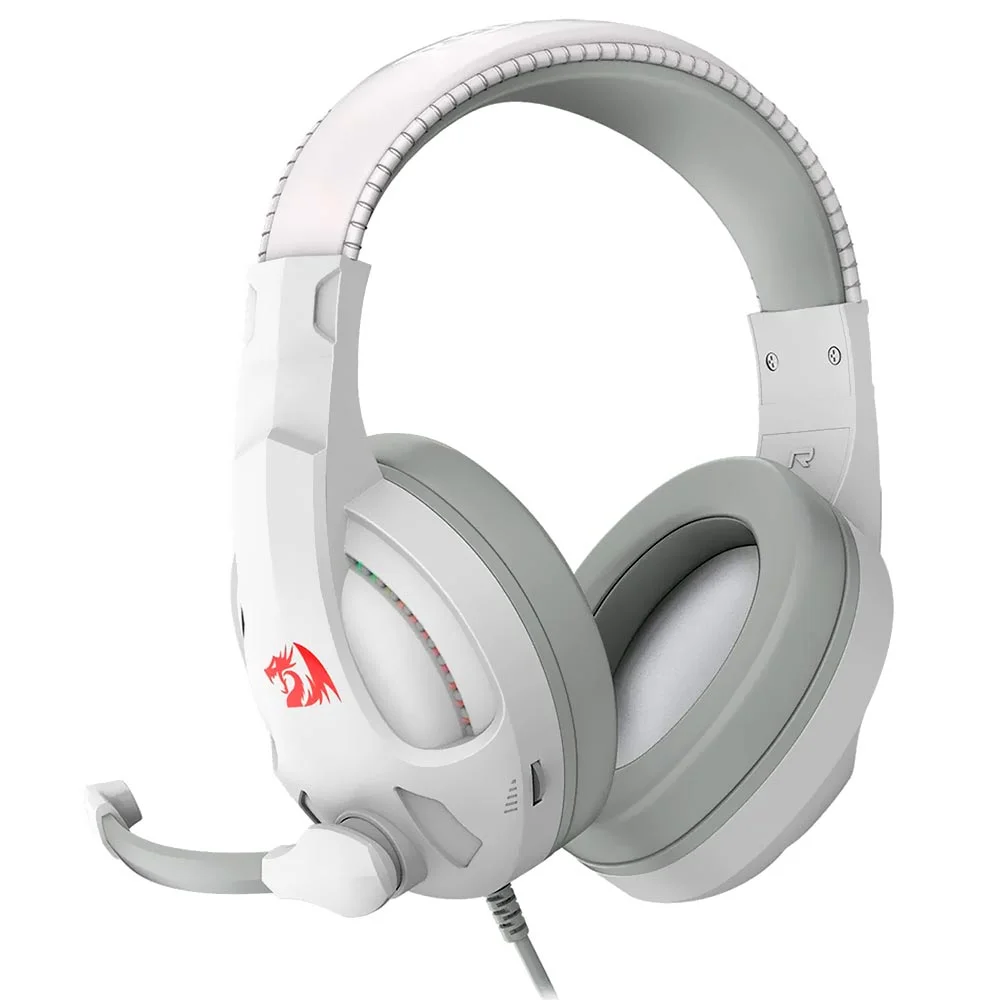 Imagem 3 de 3 do produto Fone Gamer Redragon H211w-RGB Cronus RGB / Com Fio - Branco