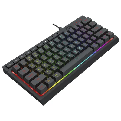 Teclado Gamer Redragon K522-RGB Shiva 61 Usb / RGB / Inglês - Preto
