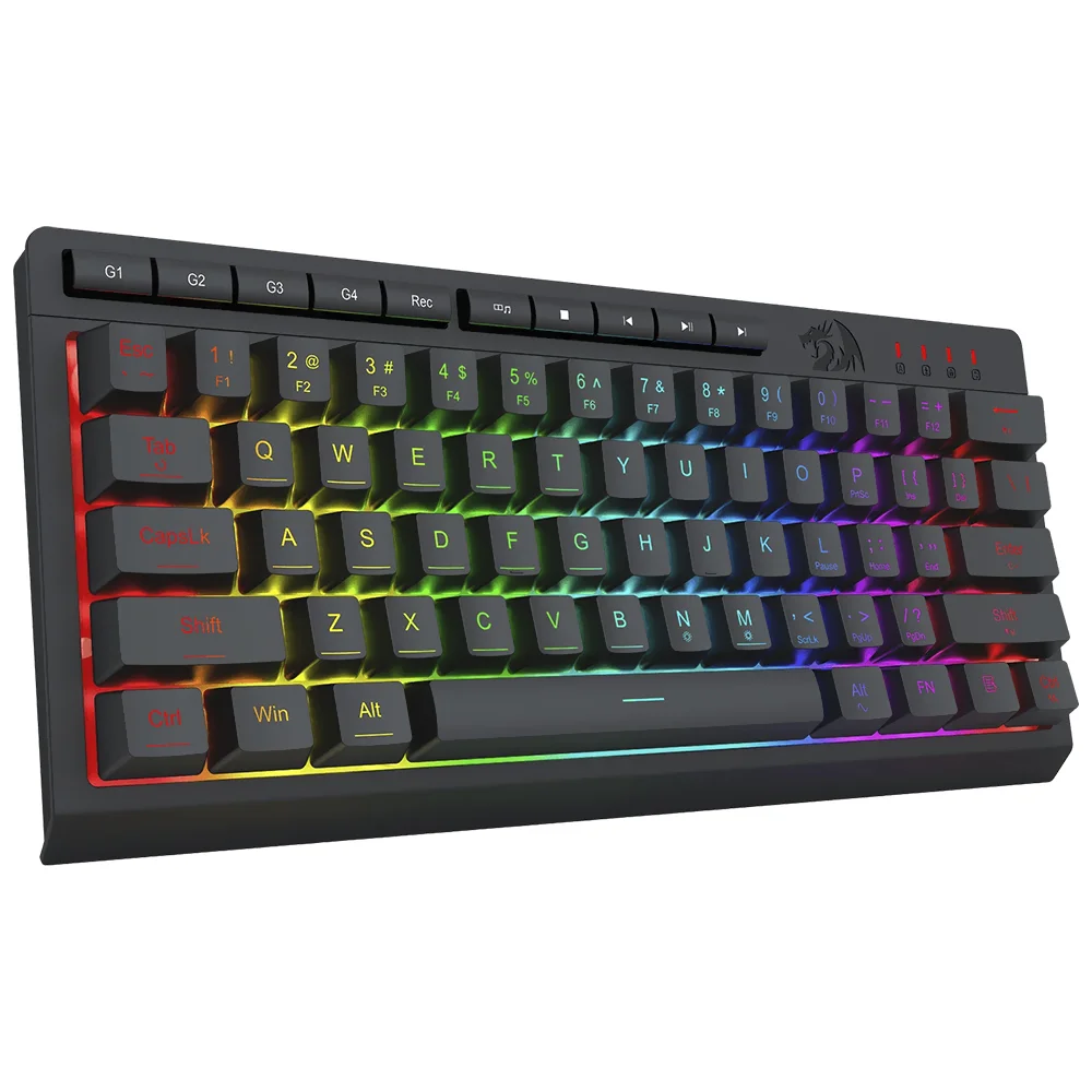 Imagem 3 de 3 do produto Teclado Gamer Redragon K522-RGB Shiva 61 Usb / RGB / Inglês - Preto