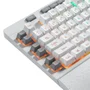 Teclado Gamer Redragon K512w-RGB-1 Shiva Usb / Inglês - Branco