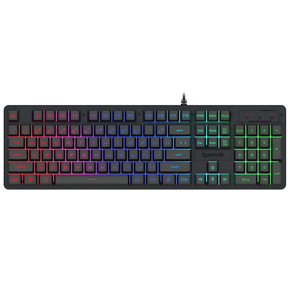 Imagem 3 de 3 do produto Teclado Gamer Redragon K521-RGB Netherbane Usb / RGB / Inglês - Preto