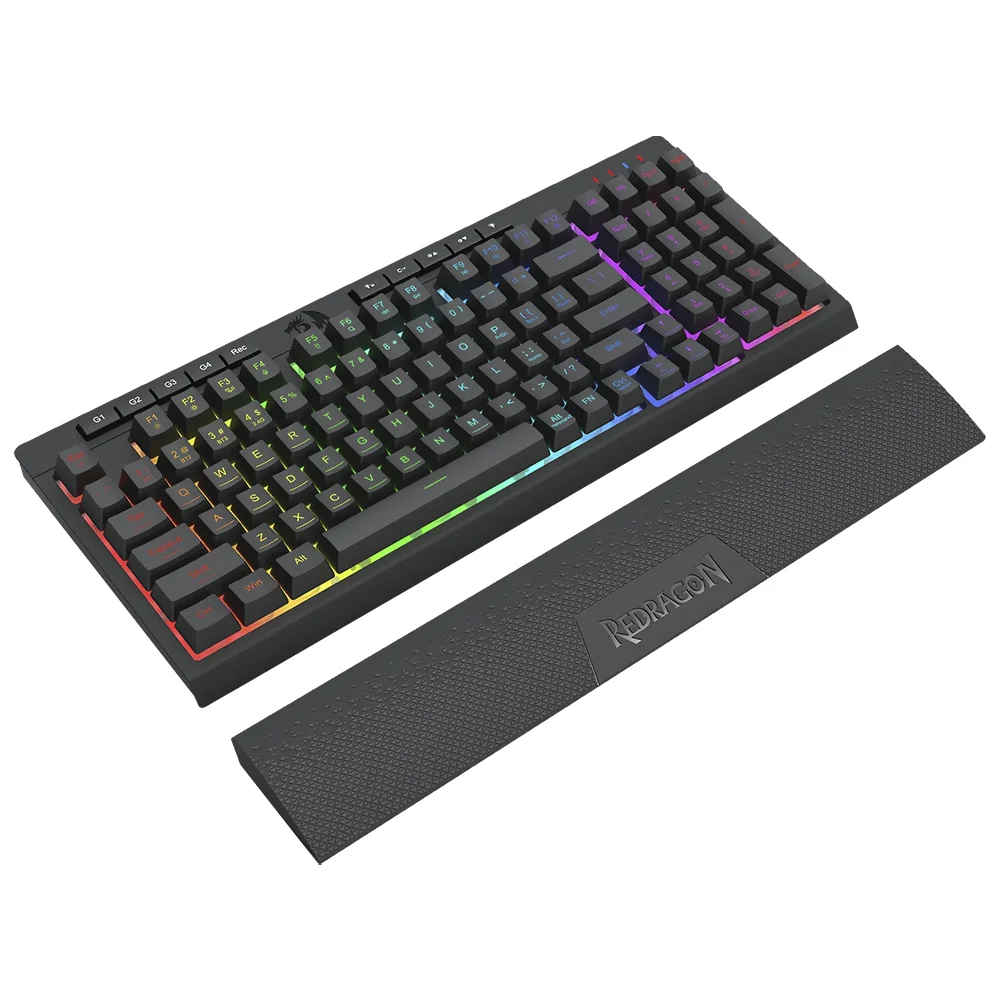 Teclado Gamer Redragon K515-RGB Shiva 98 Usb / RGB / Inglês - Preto Teclado Gamer Redragon K515-RGB Shiva 98 Usb / RGB / Inglês - Preto