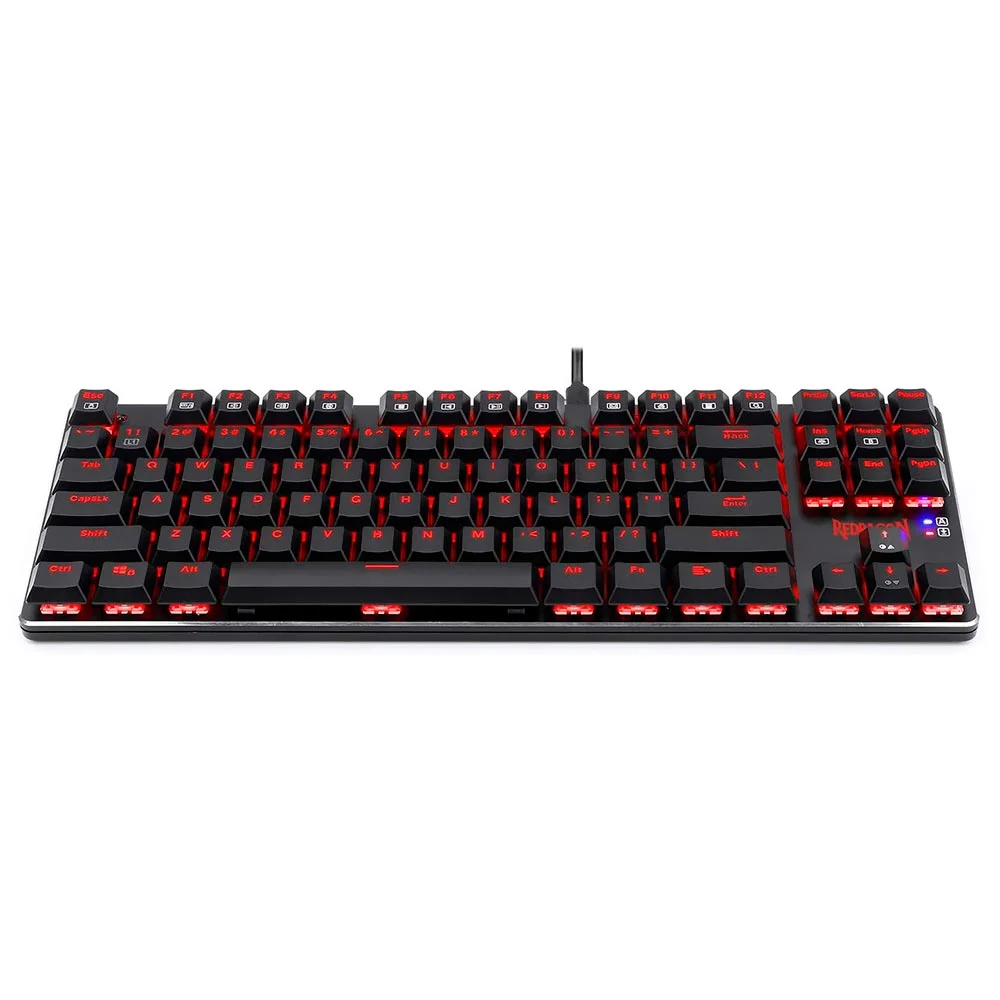 Imagem 2 de 3 do produto Teclado Gamer Mecânico Redragon K590-re Mahoraga Wireless / Red / Inglês - Preto