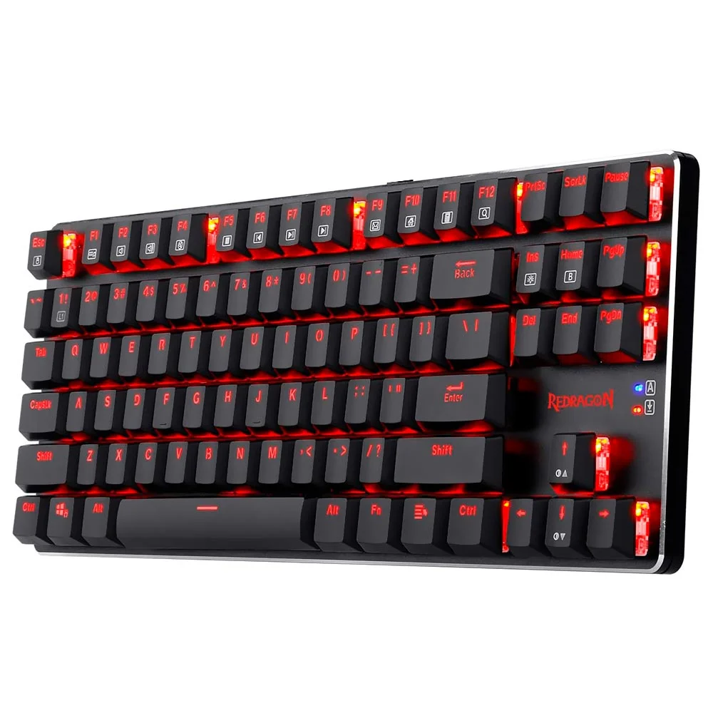 Imagem 3 de 3 do produto Teclado Gamer Mecânico Redragon K590-re Mahoraga Wireless / Red / Inglês - Preto
