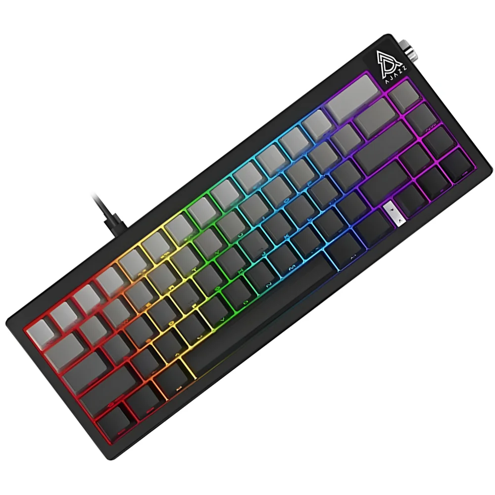 Imagem 2 de 3 do produto Teclado Gamer Mecânico Ajazz Ak650 Nacodexx Mini Usb / RGB / Day Dream / Inglês - Preto (986475)