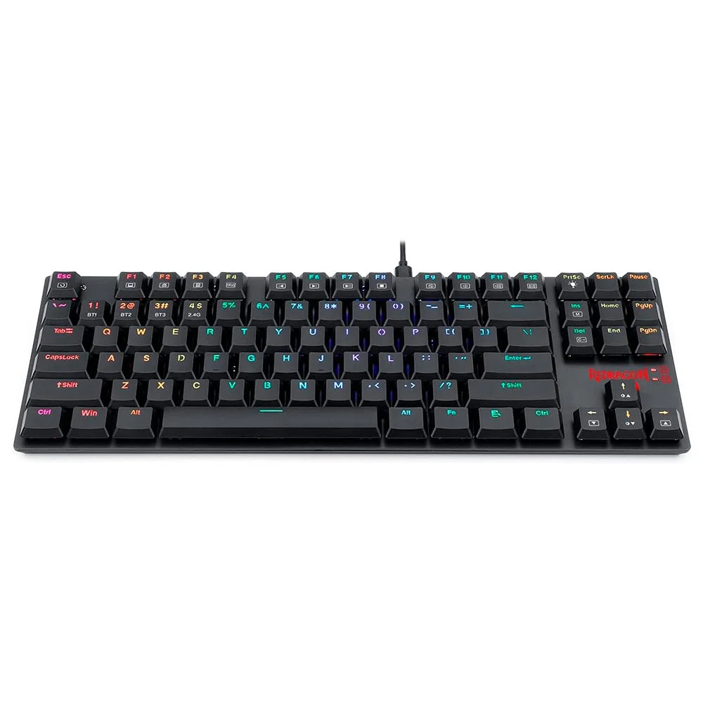 Imagem 2 de 3 do produto Teclado Gamer Mecânico Redragon K607p-kbs Aps Pro Wireless / RGB / Blue / Inglês - Preto