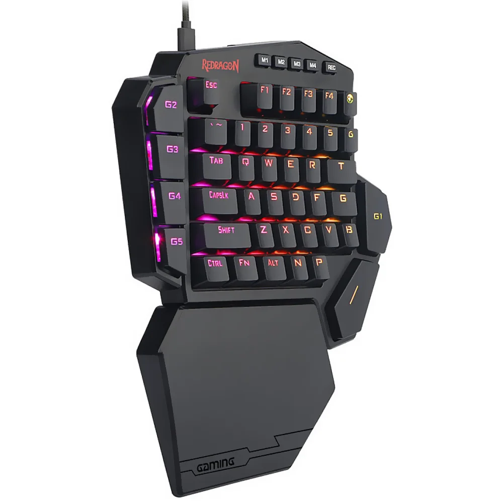 Imagem 3 de 3 do produto Teclado Gamer Mecânico Redragon K585RGB Diti Usb / RGB / Blue / Inglês - Preto