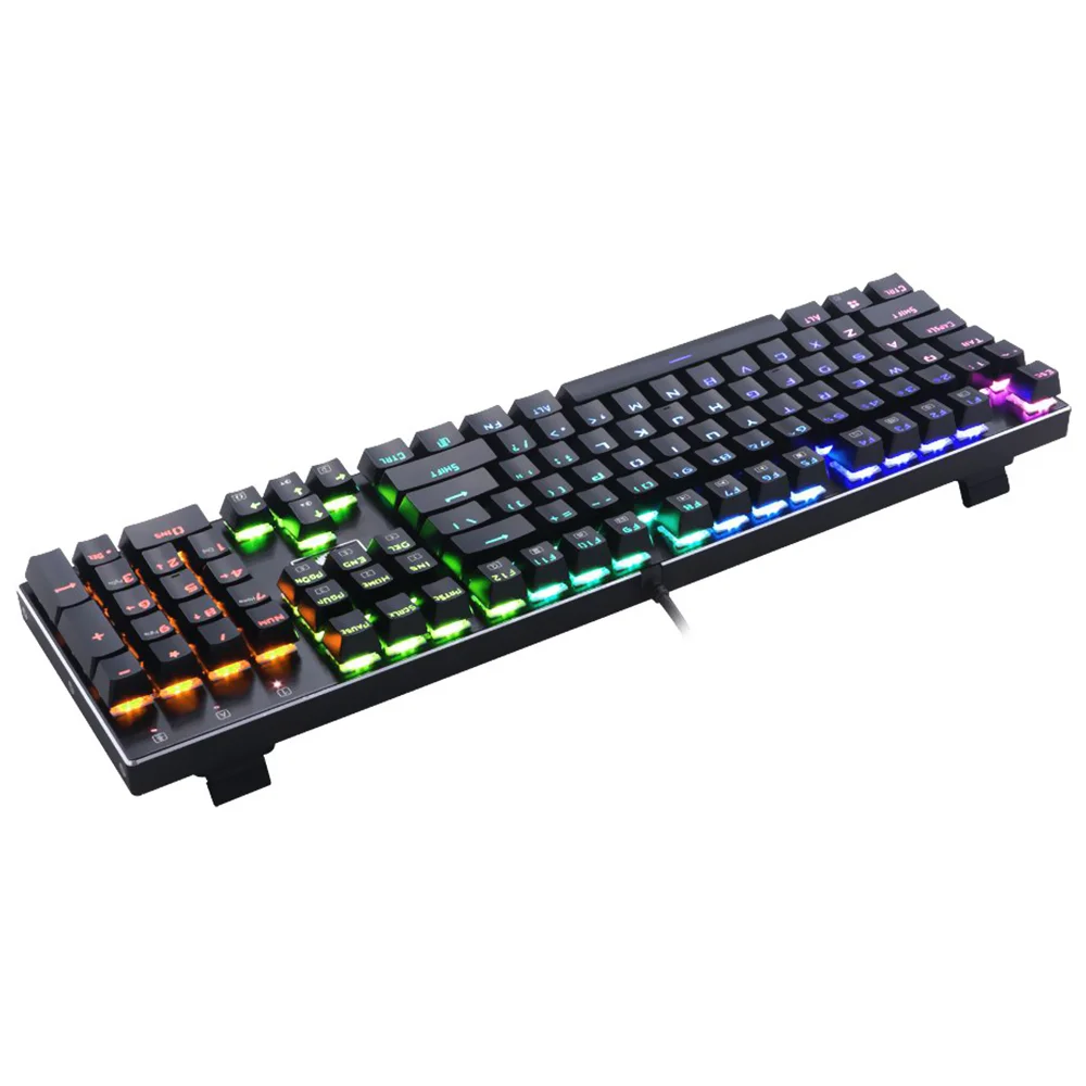 Imagem 3 de 3 do produto Teclado Gamer Mecânico Redragon K556RGB Devarajas Usb / RGB / Red / Inglês - Preto