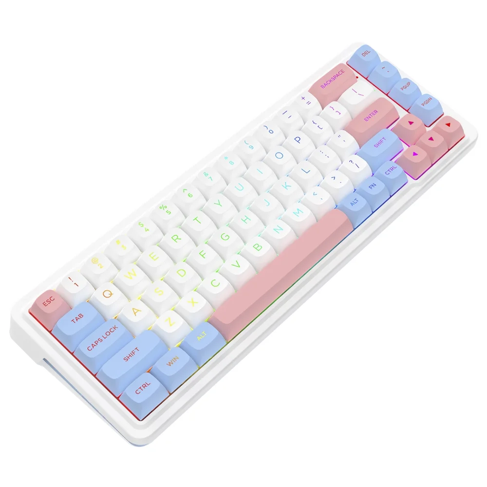 Imagem 2 de 3 do produto Teclado Gamer Mecânico Redragon K709wbp-RGB-pro Nova Pro Usb / RGB / Inglês - Branco