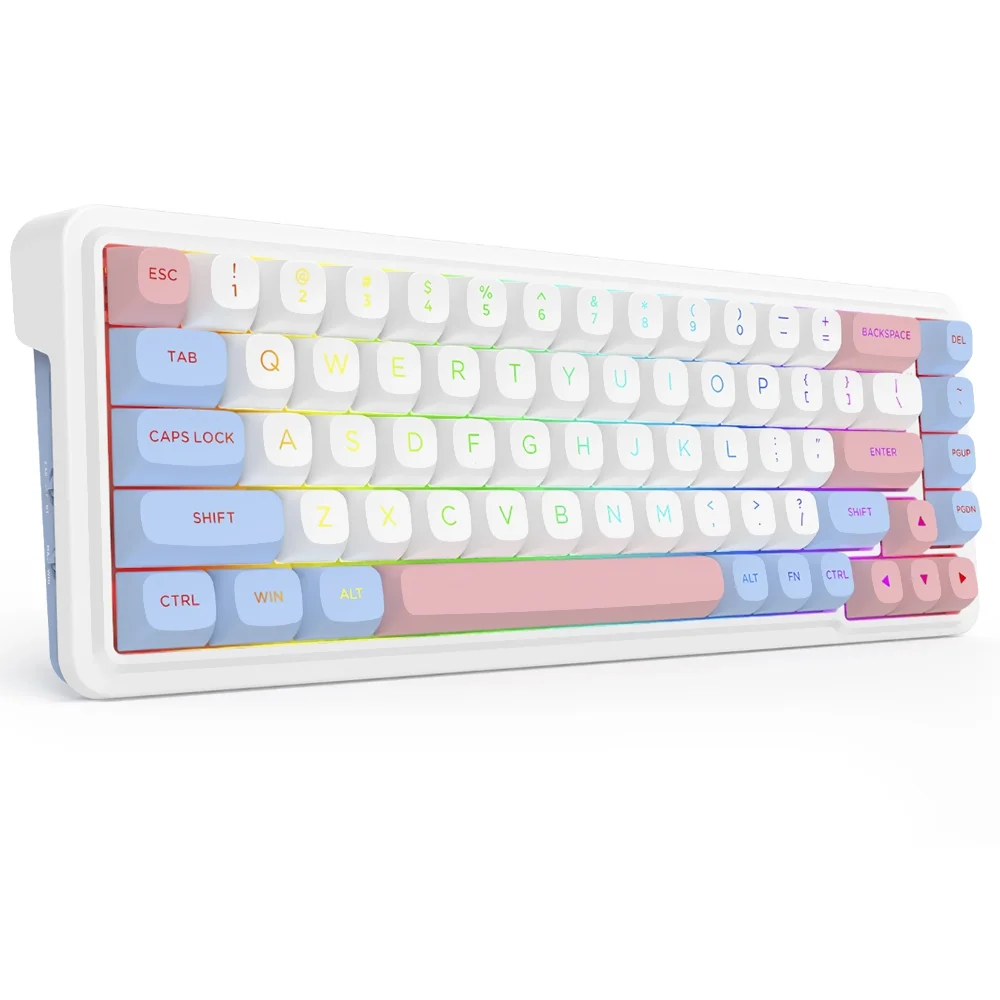 Imagem 3 de 3 do produto Teclado Gamer Mecânico Redragon K709wbp-RGB-pro Nova Pro Usb / RGB / Inglês - Branco