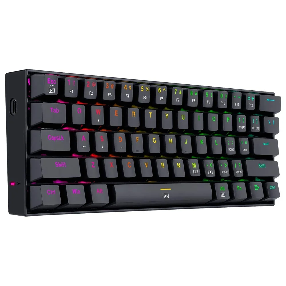 Imagem 2 de 3 do produto Teclado Gamer Mecânico Redragon K630RGB Dragonborn Usb / RGB / Inglês - Preto