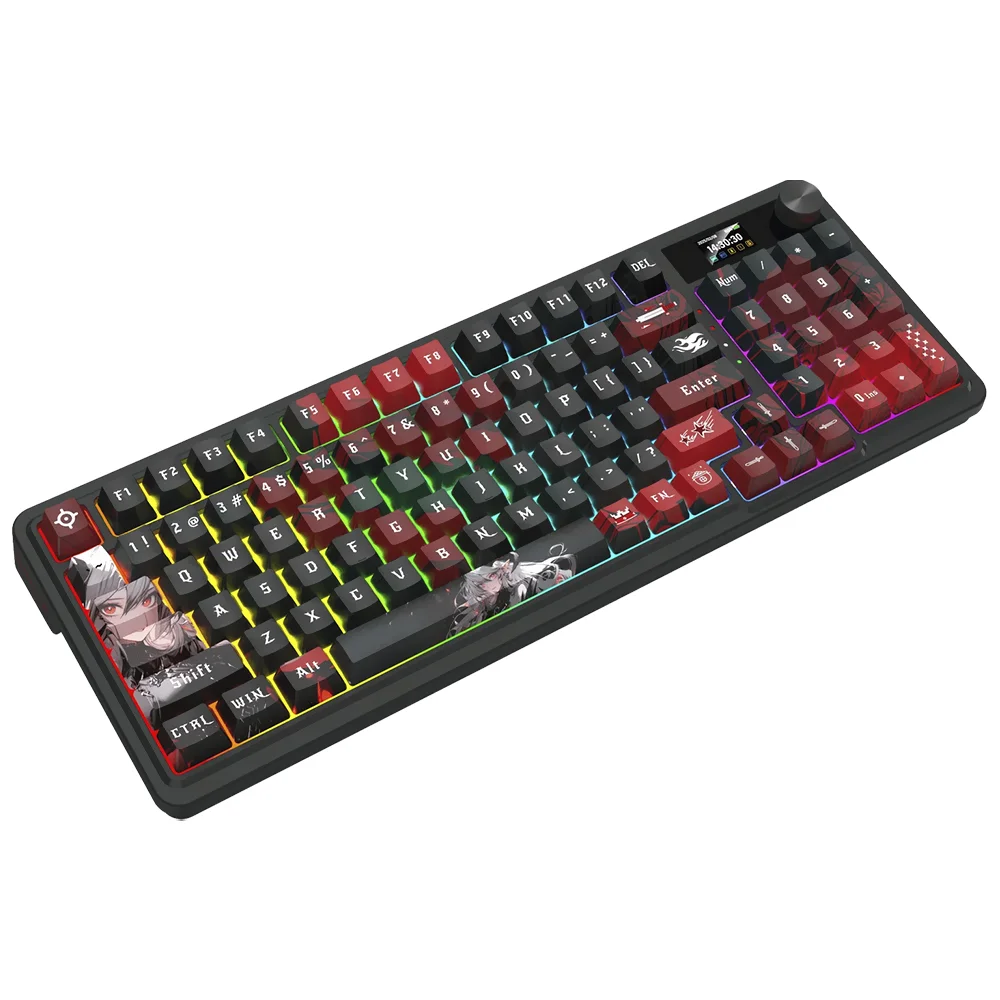 Imagem 2 de 3 do produto Teclado Gamer Mecânico Redragon K719ak-RGB-pro Artemis Pro Wireless / RGB / Inglês - Preto
