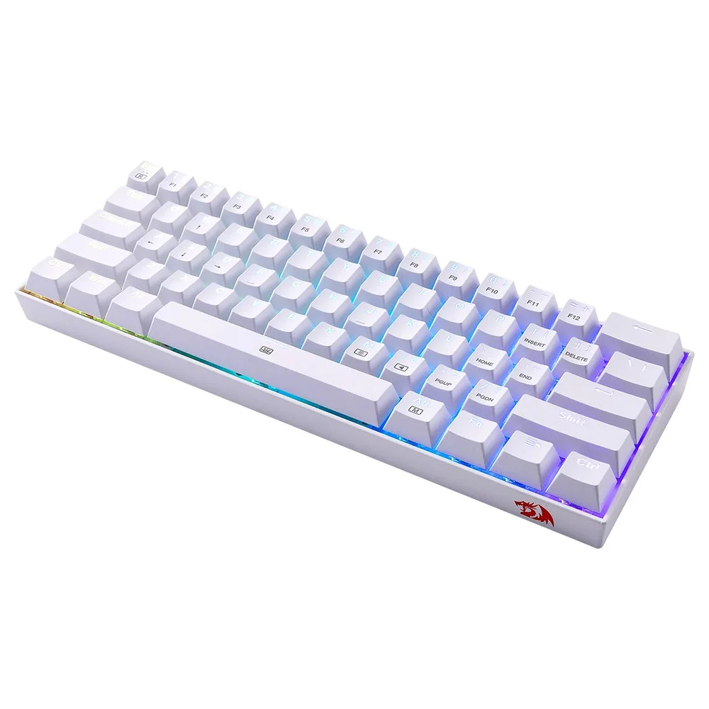 Imagem 2 de 3 do produto Teclado Gamer Mecânico Redragon K630w-RGB Dragonborn Mini Usb / Red / Inglês - Branco