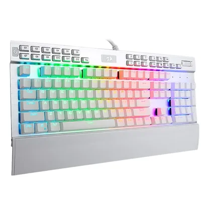 Teclado Gamer Mecânico Redragon K550w-1 Yama Usb / RGB / Inglês - Branco