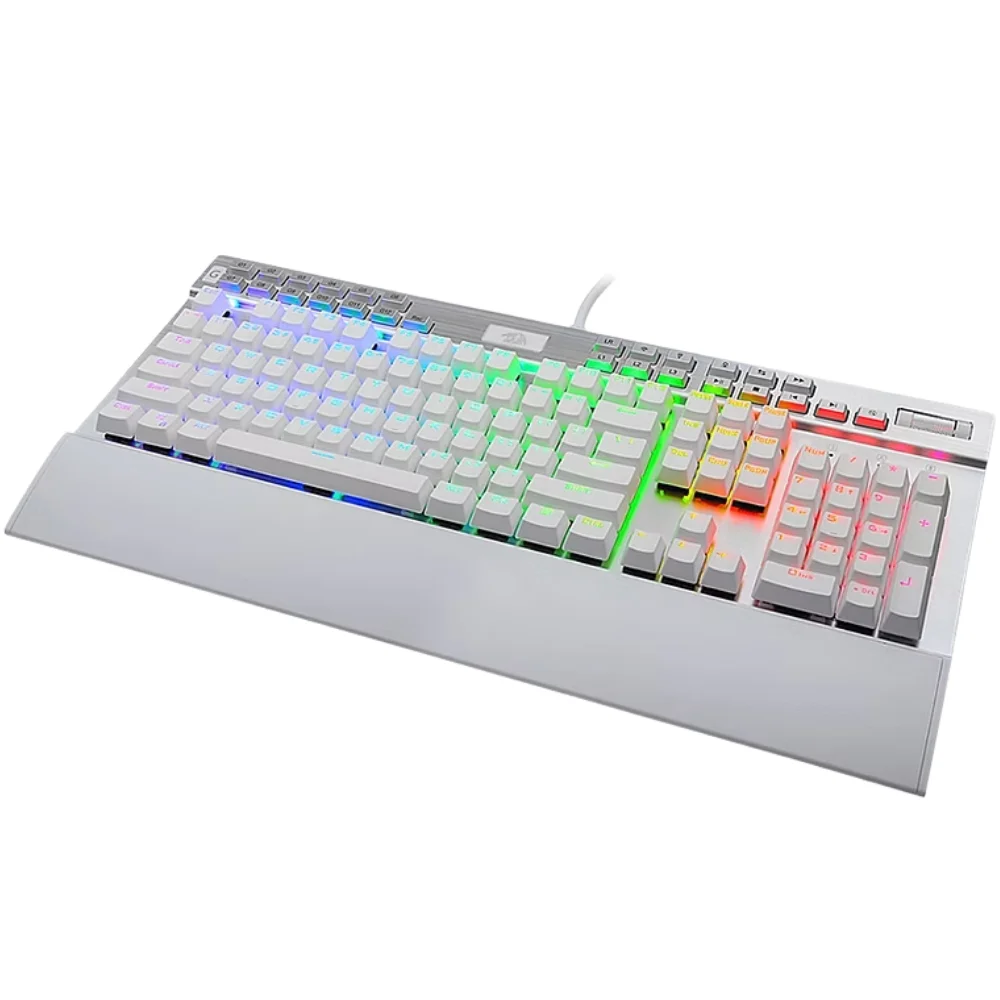 Imagem 2 de 3 do produto Teclado Gamer Mecânico Redragon K550w-1 Yama Usb / RGB / Inglês - Branco