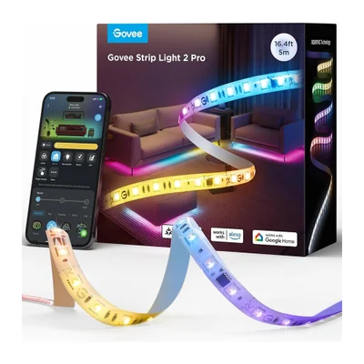 Fita LED Govee RGBic Pro 5m Wifi Bluetooth Matter App Smart
