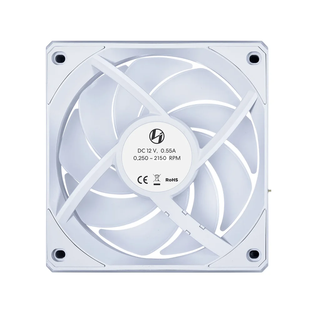 Kit 3 Fan 120mm Lian Li Uni Fan Cl Wireless ARGB Branco 12cl1w3w 8