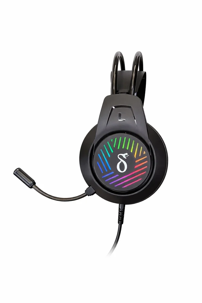 Imagem 4 de 4 do produto Headset Gamer RGB com Microfone | Driver 50mm | Som Estéreo | PC e Notebook