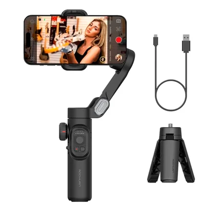 Estabilizador Aochuan Smart Xe Gimbal Preto P/smartphone — foto 2