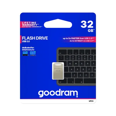 Pen Drive Upo3 Prata Usb 3.0 32gb Goodram