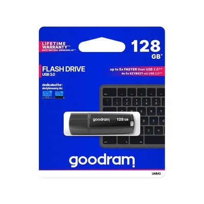 Pen Drive Umm3 Preto Usb 3.0 128GB Goodram