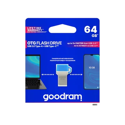 Pen Drive Odd3 Azul Usb 3.0 64gb Goodram