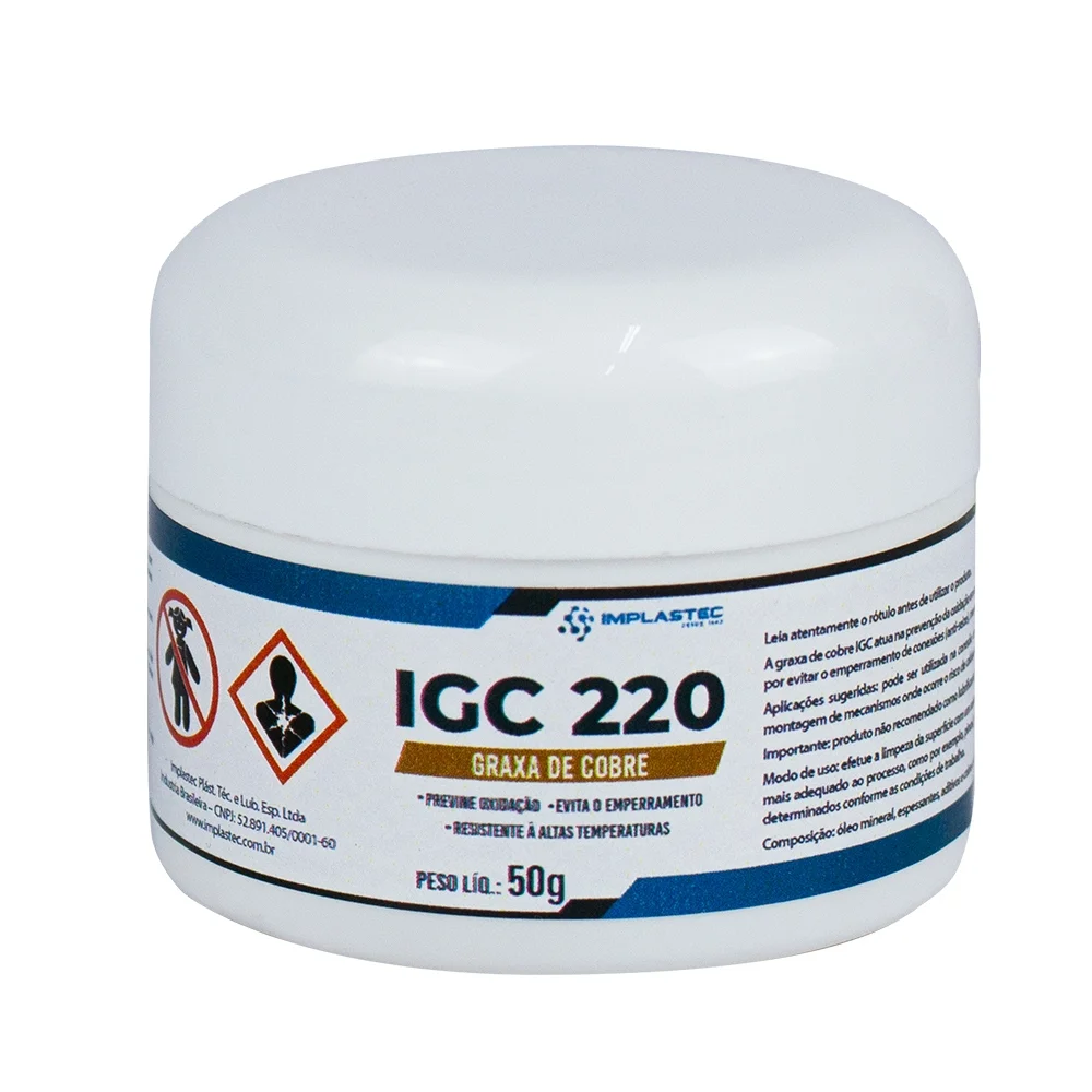 Pasta De Cobre Implastec Igc 220 - 50g 4