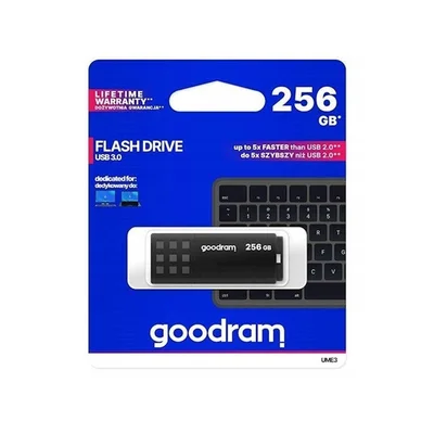 Pen Drive Ume3 Preto Usb 3.0 256gb Goodram