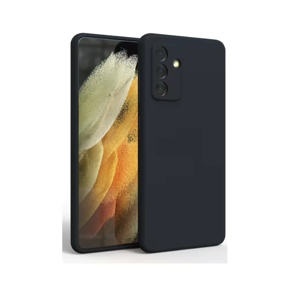 Imagem 5 de 5 do produto Capa Capinha Case Aveludada Preta + Película 3d De Vidro Para Samsung Galaxy A55