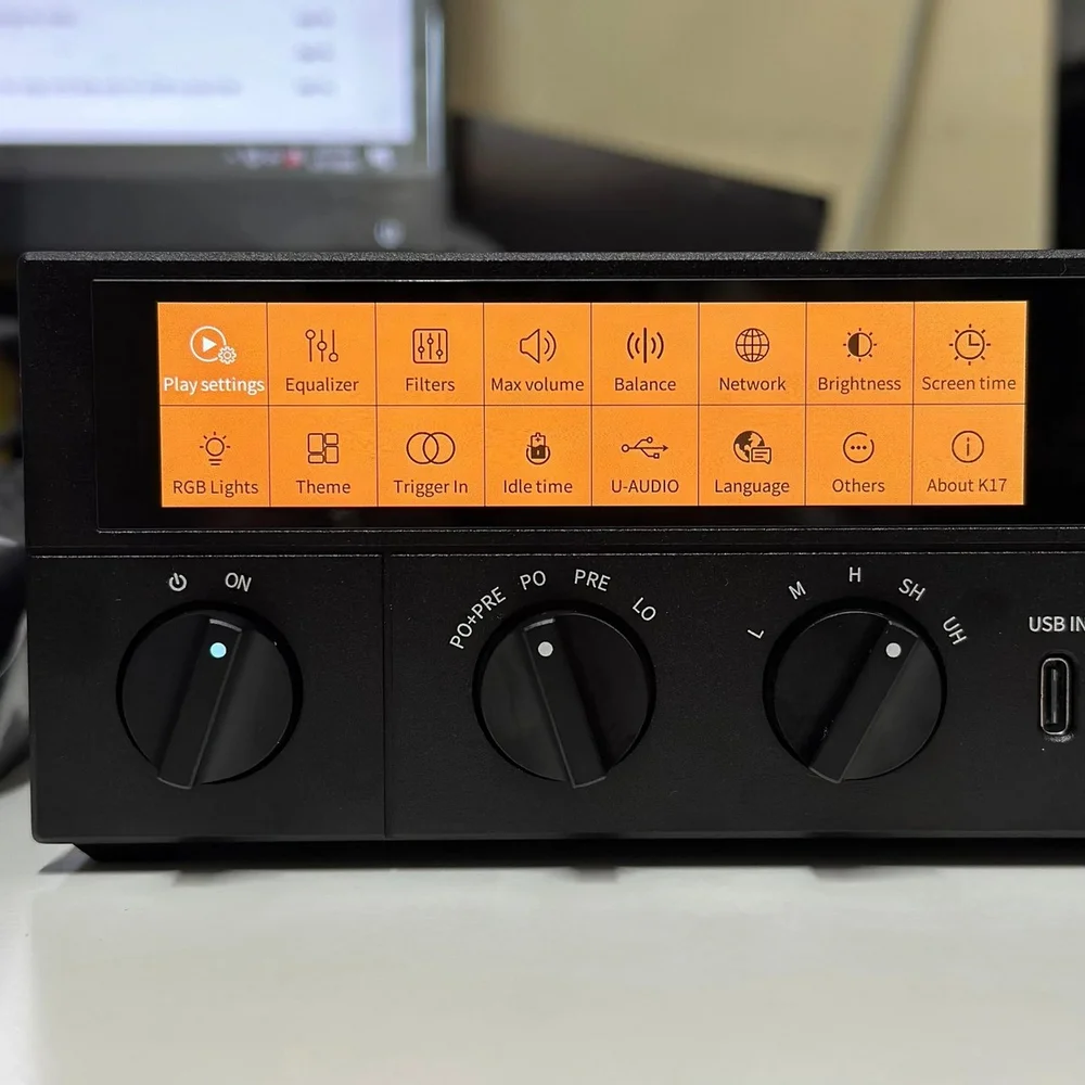 Imagem 2 de 5 do produto Amplificador / Dac De Fone De Ouvido Fiio K17 Preto,  Bluetooth, Streaming