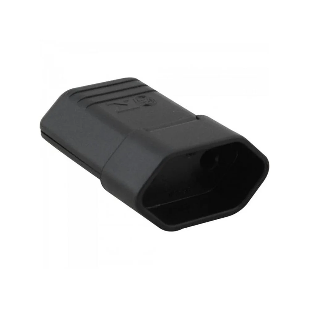 Imagem 2 de 3 do produto Tomada 2 Pinos 10a Fêmea Tmd1 Preto Margirius