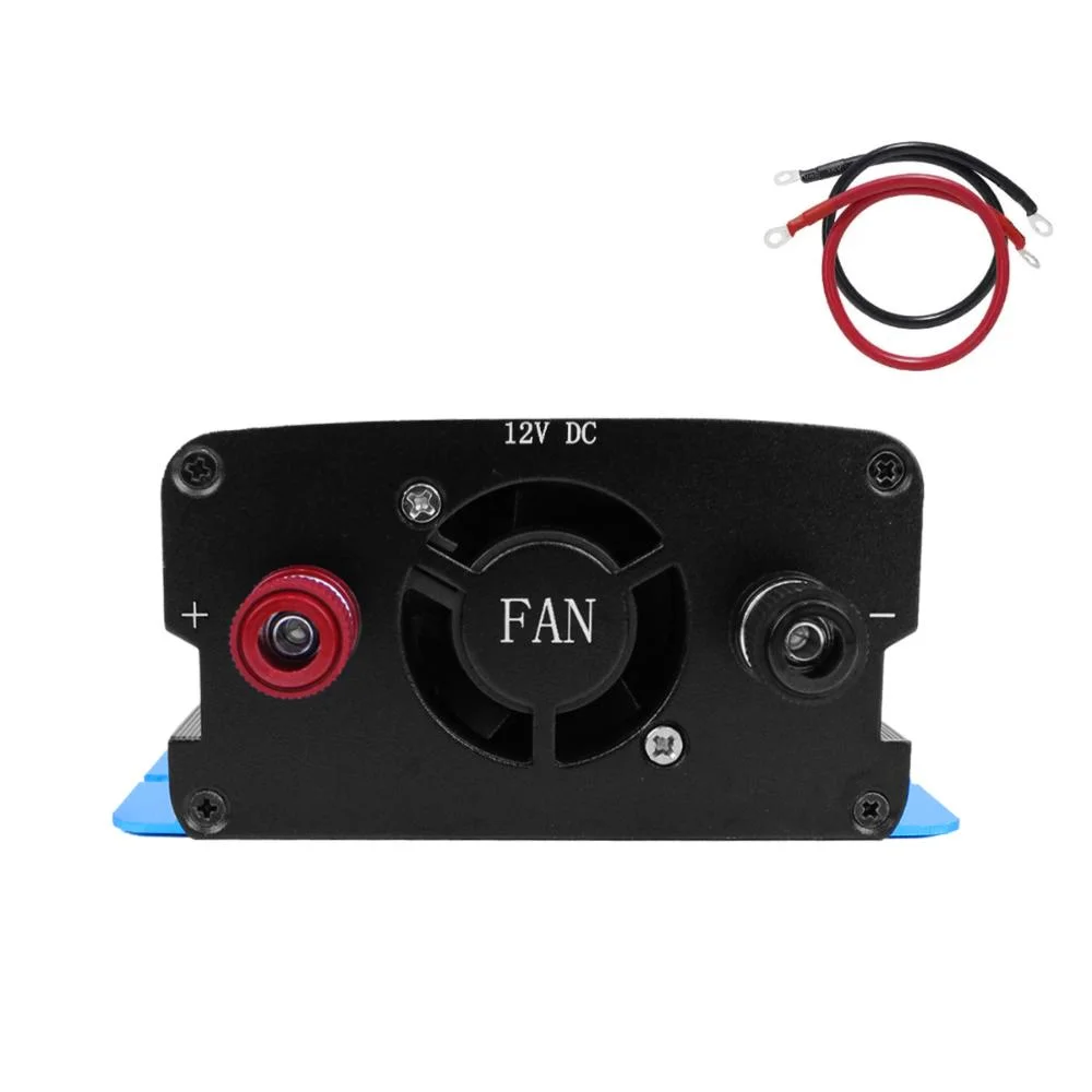 Imagem 4 de 5 do produto Inversor De Tensão 500w Onda Senoidal Pura 12v Para 110v Com Usb Proteção Sobrecarga Curto-circuito