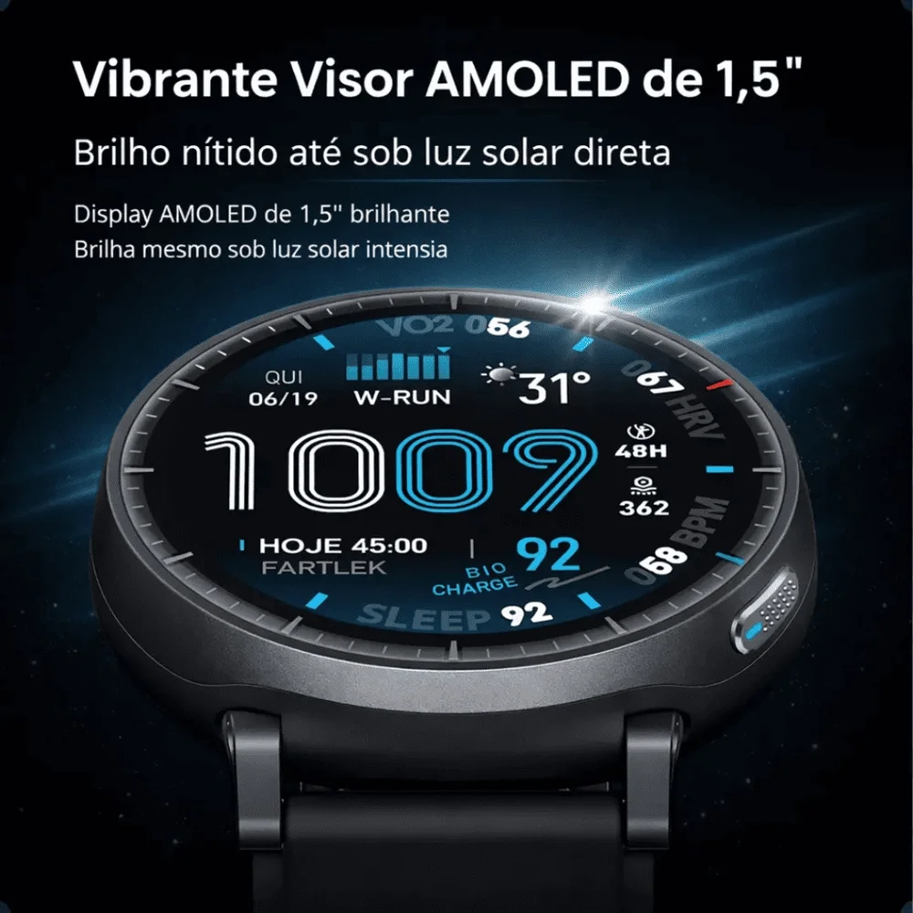 Smartwatch Amazfit Active Max Black - view 3